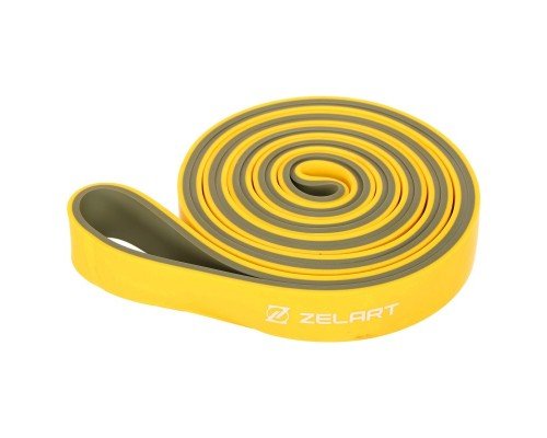 Резина петля для подтягиваний и тренировок лента силовая двухслойная Zelart DUAL POWER BAND FI-0911-4 (латекс, 2080x21x4,5мм, XS, цвета в ассорт.)