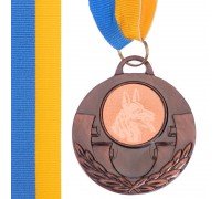 Медаль спортивная с лентой тематическая  SP-Sport AIM Собаки ø5см C-4846-0039 (металл, 25g, 1-золото, 2-серебро, 3-бронза)
