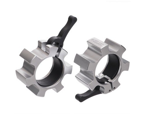 Замки быстросъемные для грифа ø50мм Lock-Jaw 2штуки Zelart TA-5109 (красный,серый,цена за 2шт, цвета в ассортименте)