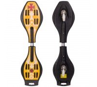 Роллерсерф двухколесный RipStik Рипстик Вейвборд SP-Sport SK-02 (PP, колесо-PU светящ. размер 86x23x12см, 34", 6902Z, цвета в ассортименте)