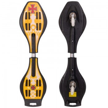 Роллерсерф двухколесный RipStik Рипстик Вейвборд SP-Sport SK-02 (PP, колесо-PU светящ. размер 86x23x12см, 34", 6902Z, цвета в ассортименте)