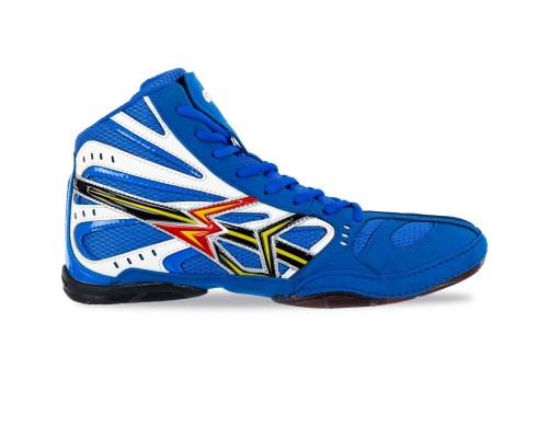 Борцовки обувь для борьбы размер 36-45 GFX GF-907 (верх-PU, PL, низ-нескользящая резина, цвета в ассортименте)