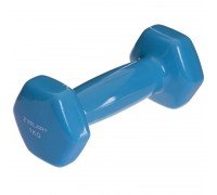 Гантель для фитнеса виниловая 1штука Zelart TA-2777-1 (1x1кг) (MD2016-1) (цена за 1шт, цвета в ассортименте)