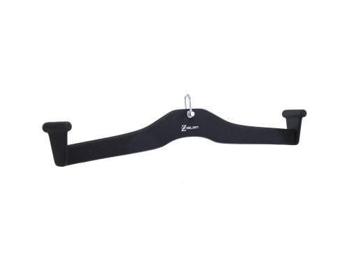 Рукоятка для тяги вниз c широким хватом Lat Pull Down Bar нескользящее покрытие Mdbuddy TA-5395 (85х11х16,5см, цвет черный)