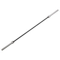 Гриф прямой для становой тяги хромированный Олимпийский Texas Deadlift Bar 2,3м ø50мм Zelart TA-7121 (l-2,30м,гр.d-27мм,20кг,до 681кг, 4 подш.)