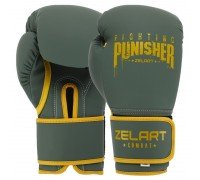 Перчатки боксерские на липучке PU Zelart PUNISHER BO-7553 (размер 10-14oz, цвета в ассортименте)