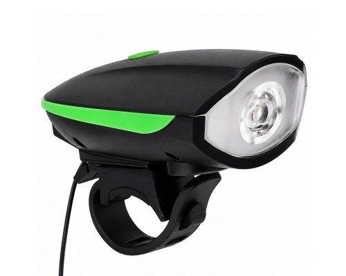 Фара для велосипеда передняя (фонарик) с USB зарядкой SP-Sport 7588-B (металл, синий)