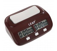 Часы шахматные электронные многофункциональные LEAP SP-Sport PQ9907 (пластик, р-р: 17х10 х5,5см, коричневый)