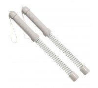 Канат беспроводной силовой тренажер 2в1 Cordless training battle rope SP-Sport FI-5873 (2шт, сталь, серый)