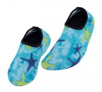 Неопреновая обувь аквашузы Skin Shoes детская SP-Sport Морская звезда PL-6963-B (неопрен, размер M-2XL-28-35, длина стопы 17-21см, синий)
