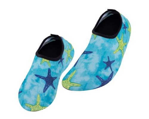 Неопреновая обувь аквашузы Skin Shoes детская SP-Sport Морская звезда PL-6963-B (неопрен, размер M-2XL-28-35, длина стопы 17-21см, синий)