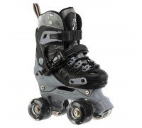 Ролики квады раздвижные SP-Sport STL-155Q (31-42) (PL, пластик, металл, колесо-PU светящ., цвета в ассортименте)