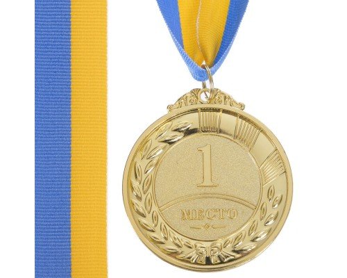 Медаль спортивная с лентой SP-Sport HIT ø6,5см C-3171 (металл, ø6,5 см, 20g, 1-золото, 2-серебро, 3-бронза)
