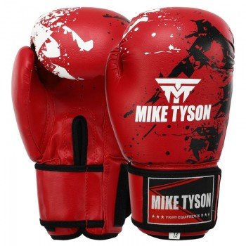 Перчатки боксерские на липучке PVC MIKE TYSON VL-8448 (размер 10-14oz, цвета в ассортименте)