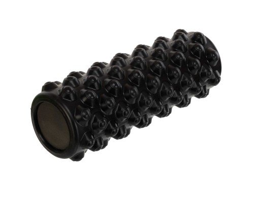 Роллер массажный цилиндр (ролик мфр) заполненный пеной 36см Grid Bubble Roller EVA Zelart FI-5714 (d-14см, цвета в ассортименте)