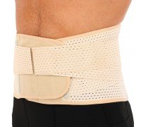 Пояс корсет для поддержки поясницы SP-Sport BACK SUPPORT SB-6819 (полиэстер, эластан, р-р 103x26см, телесный)