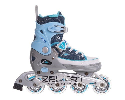 Роликовые коньки раздвижные Zelart Z-2917 (29-43) (PL, PVC, колесо PU, цвета в ассортименте)