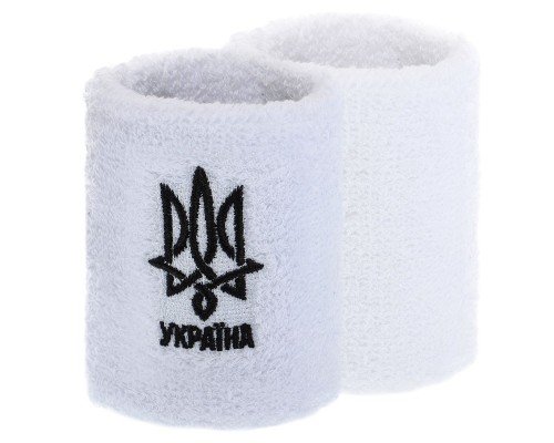 Напульсник спортивный махровый от пота на запястье 1штука УКРАЇНА BC-9273 (хлопок, полиэстер, безразмерный, цвета в ассортименте)