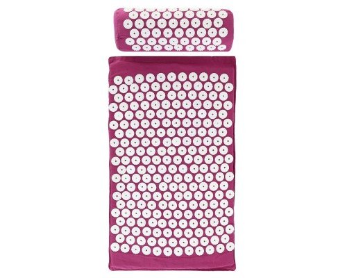 Набор массажный акупунктурный Аппликатор Кузнецова 2в1 коврик и валик Acupressure mat SP-Sport FI-0134 (полиэстер, пластик, поролон)