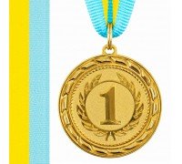 Медаль спортивная с лентой SP-Sport ø7см C-6846 (металл, 40g, 1-золото, 2-серебро, 3-бронза)