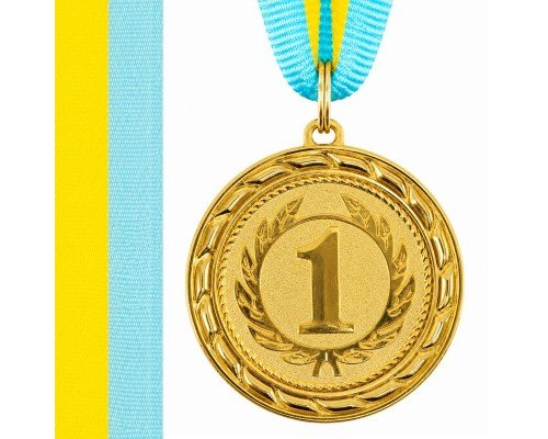 Медаль спортивная с лентой SP-Sport ø7см C-6846 (металл, 40g, 1-золото, 2-серебро, 3-бронза)
