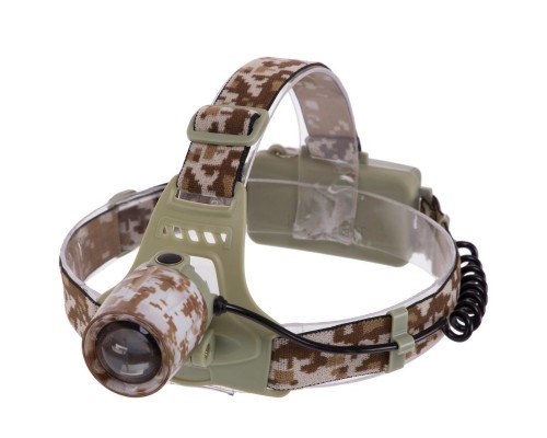 Фонарик налобный SP-Sport SY-8065M (пластик, на аккумуляторе 18650, цвета в ассортименте)