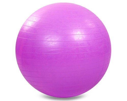 Фитбол мяч для фитнеса глянцевый ø75см Zelart FI-1981-75 (PVC,1000г, цвета в ассортименте, ABS технология)