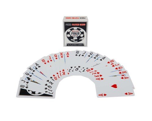 Карты игральные пластиковые SP-Sport 8027 POKER (колода в 54 листа)