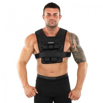 Жилет утяжелитель с регулируемым весом Zelart WEIGTH VEST TA-7815-10 1-10кг (оксфорд, наполнитель-металлические вставки, черный)