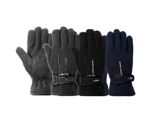 Перчатки спортивные теплые на меху SP-Sport BC-8561 (флис, р-р L, уп.-12пар, цена за 1пару)