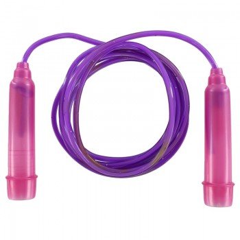 Скакалка детская с PVC жгутом и блестками SP-Sport FI-4867 (10шт в уп., цена за 1шт) (l-2,5м, d-4,6мм)