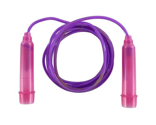 Скакалка детская с PVC жгутом и блестками SP-Sport FI-4867 (10шт в уп., цена за 1шт) (l-2,5м, d-4,6мм)