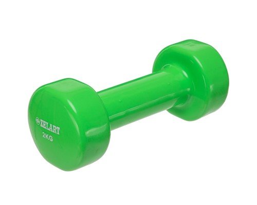 Гантели для фитнеса виниловые 2штуки Zelart Beauty TA-5225-2 (2x2кг) (2шт, цвета в ассортименте)
