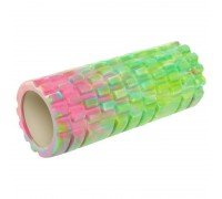 Роллер массажный цилиндр (ролик мфр) 33см Grid Combi Roller EVA SP-Sport FI-9367 (d-13см, цвета в ассортименте)